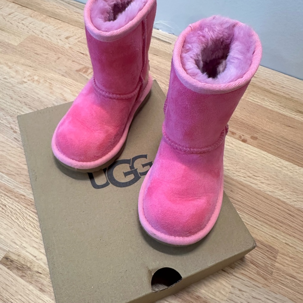 UGG Vibrant Pink Shearling Boots